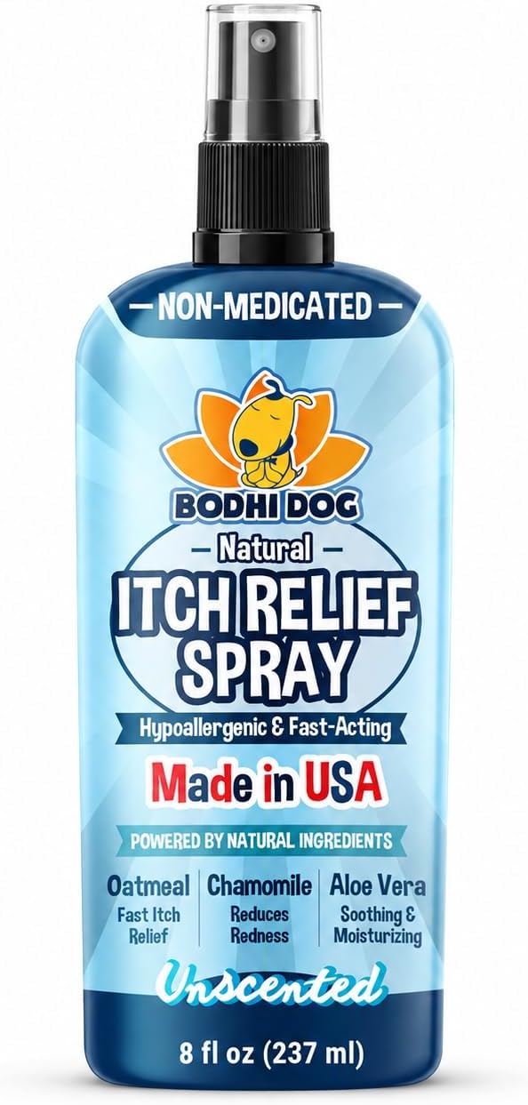 Anti Itch Spray for Dogs - Natural, Long-Lasting Relief for Dry, Itchy Skin (8 oz)