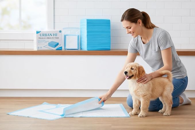 Extra Large Dog Pee Pads 50 Count, 30" x 23.6" Heavy Duty Puppy Training Pads, 5-Layer Leakproof Pet Potty Pads, Ultra Absorbent Large Dog Pads