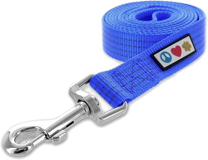 Pawtitas Value Bundle Set | Small Reflective Dog Harness + Small Reflective Dog Collar + Extra Small/Small Reflective Dog Leash – Blue Set