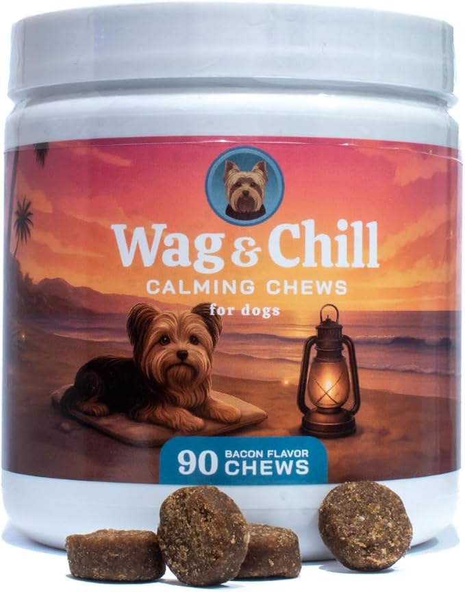 Calming Chews for Dogs, Bacon, 90-Pack, 90 Count
