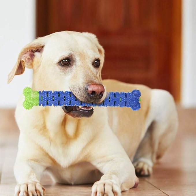 Gavigain Silicone Dog Toothbrush Stick, Multi Directional, Gum Massage, Easy to Clean, for Dogs, Effective Plaque and Tartar Removal