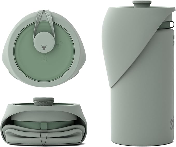 SÄKER Portable Collapsible Dog Water Bottle, 750ml