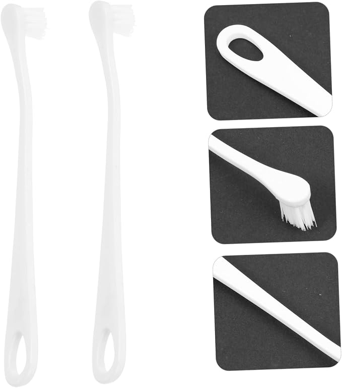 GANAZONO 2pcs Home Pet Toothbrushes Cat Dog Soft Bristle Toothbrush Fine Workmanship