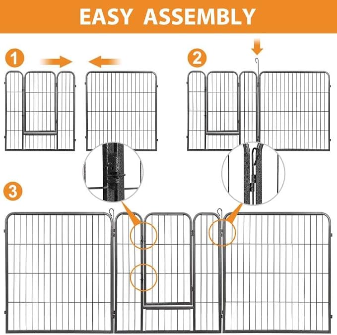 ZENY Dog Playpen, 32in 16 Panels