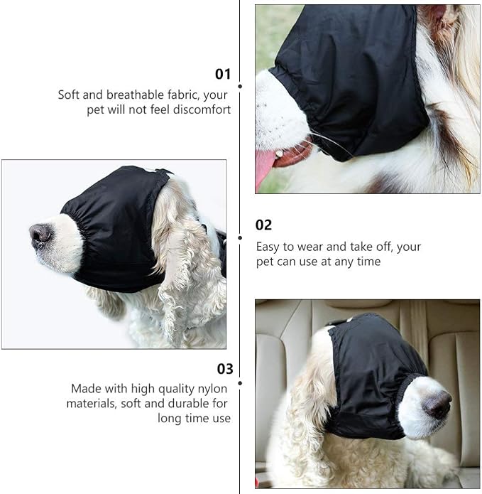 balacoo 1pc Pet Safety Eye Mask Pet Eye Mask Cat Eye Patch Pet Cat Blinder Pet Outdoor Eye Patch Practical Pet Eye Patch -excitatory Pet Blinder Cool Pet Eye Patch Pet Dog Eye Mask