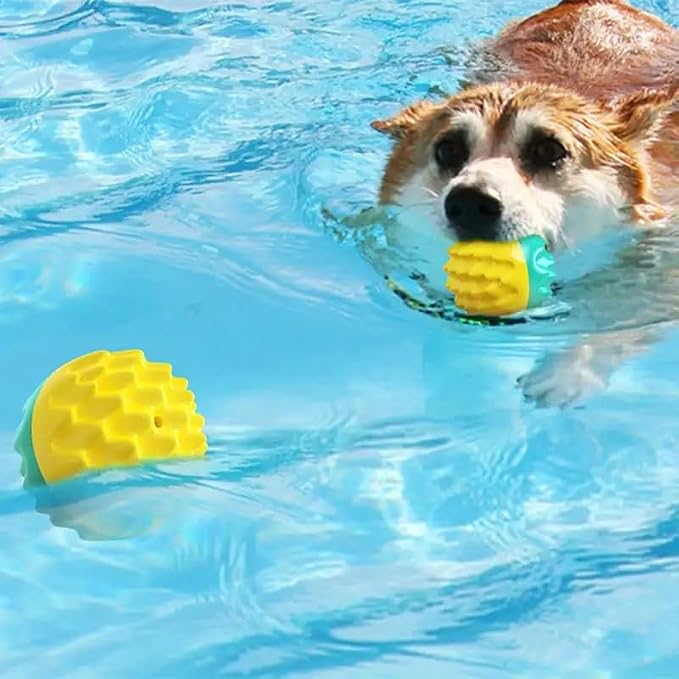 Raynier Squeaky Dog Balls for Dogs, Dog Toys for Aggressive Chewers Small and Medium Breed for Relieving Anxiety, Durable Anti-Stress Dog Ball, Outdoor Dog Toys, Water Toy for Dogs