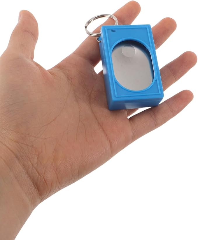 Portable Square Box Training Clicker, 2 Pcs, Red & Blue