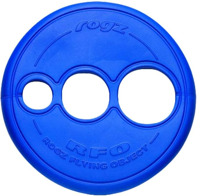 Rogz Flying Object Disc Dog Toy, Blue
