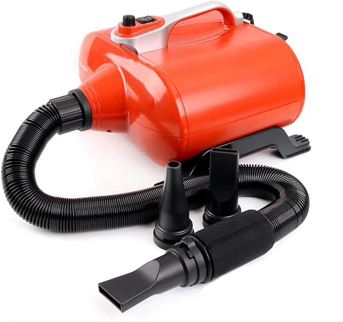 Dogs Cats 2200W High Velocity Pet Hair Dryer Hairdryer, Bath Comb and Flexible Hose Powerful Quiet Dog Dryer with 3 Nozzles
