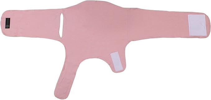 AKC - American Kennel Club Anti Anxiety and Stress Relief Calming Coat for Dogs, Essential for Thunderstorm season and 4th of July Fireworks- Pink, Large