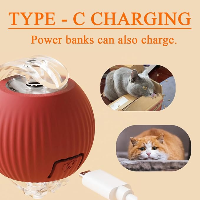 Interactive Pet Toy Ball, Automatic Dog Toy Interactive Dog Cat Toy Ball Dog & Cat Electric Active Toys, Smart Chase Pet Toy Ball for Dogs for Large Small Dogs Motion Activated，Green