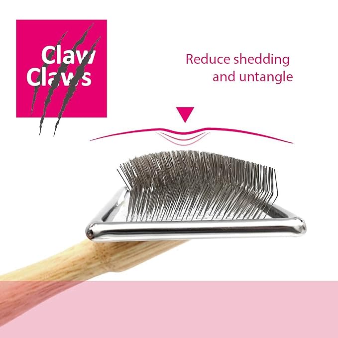 Pet Slicker Brush for Medium Dogs, Medium, Stainless Steel