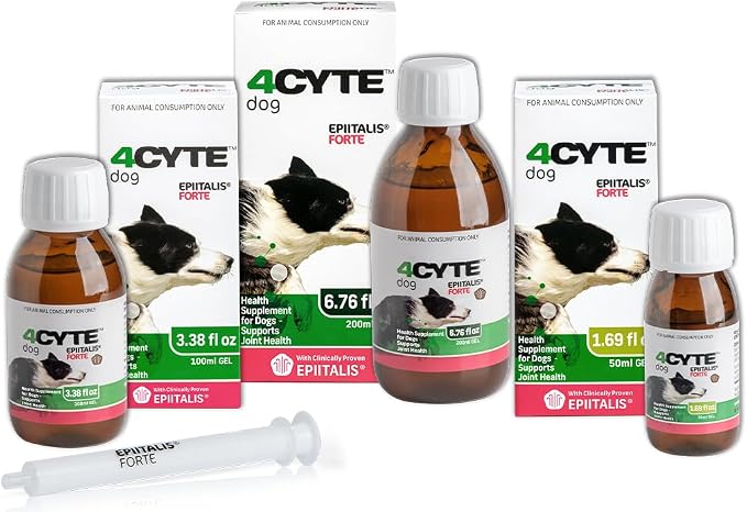 4CYTE Epiitalis Forte Dog Joint Supplement Gel – Mobility, Flexibility & Cartilage Support