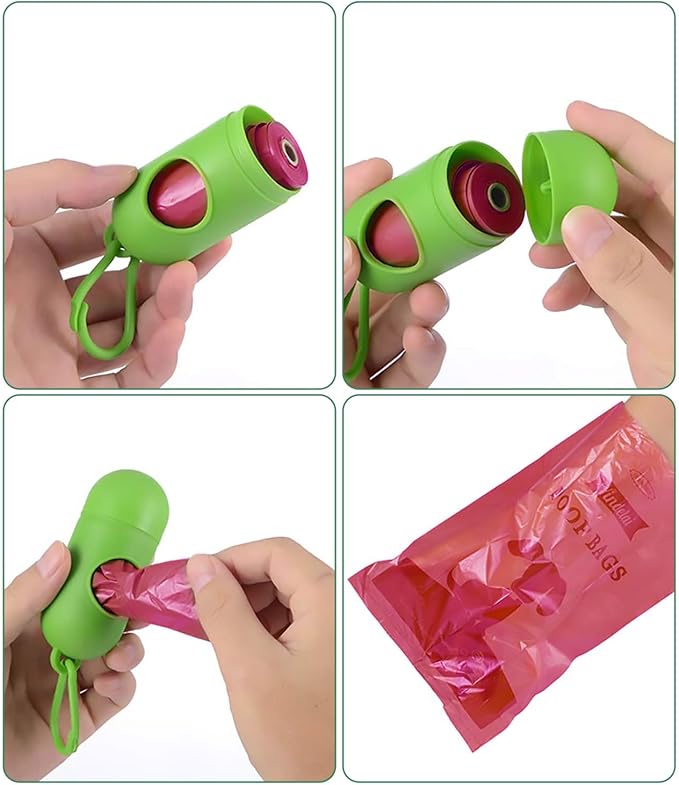 Dog Poop Bag 26 Rolls (390 Counts), Biodegradable Dog Waste Bags With 1 Free Dispenser, Eco-Friendly Leak Proof Pet Waste Disposal Refill Bags (Scented)