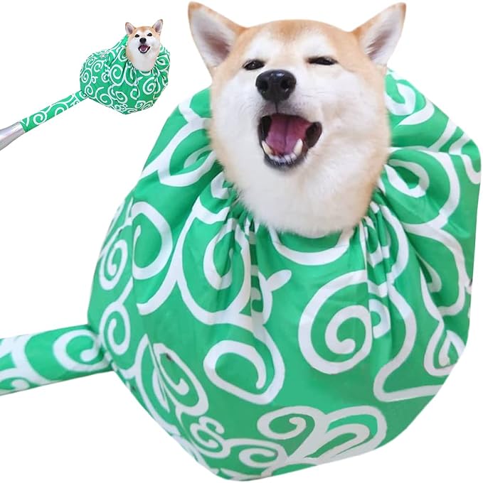 WAYUTO Flexible Pet Drying Bag with Drawstring Dog Hair Drying Bag Puppy Hair Dryer Box Dog Dryer Bag for Home, Bathroom and Pet Shop Use S