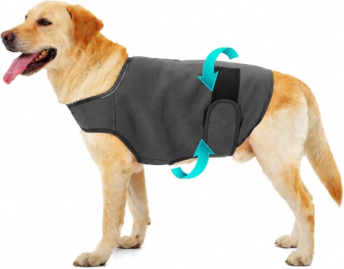 Dog Anxiety Vest for Dogs, X-Large, XL, Dark Gray