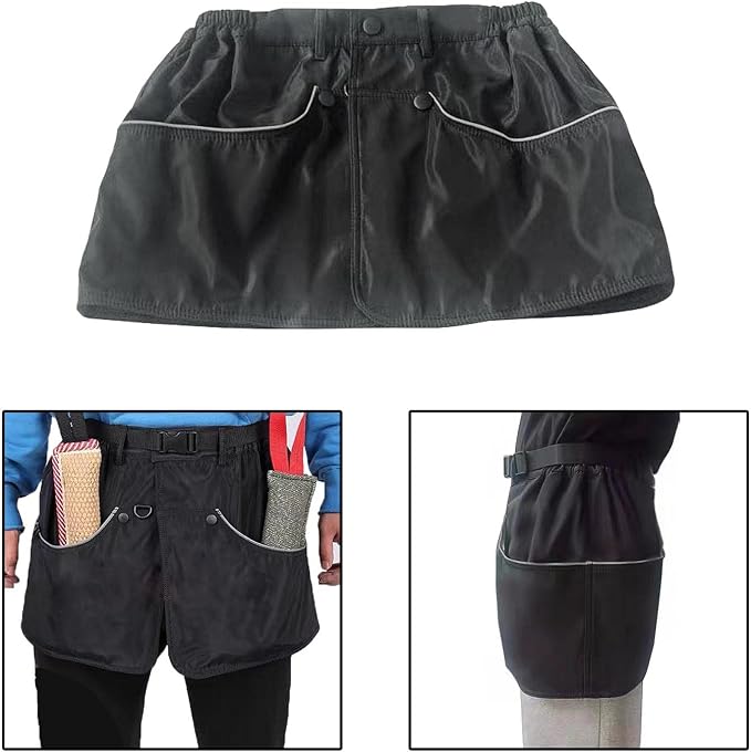 MagiDeal Dog Handler Training Apron, Black, XL 100cm