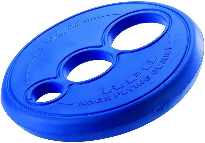 Rogz Flying Object Disc Dog Toy, Blue