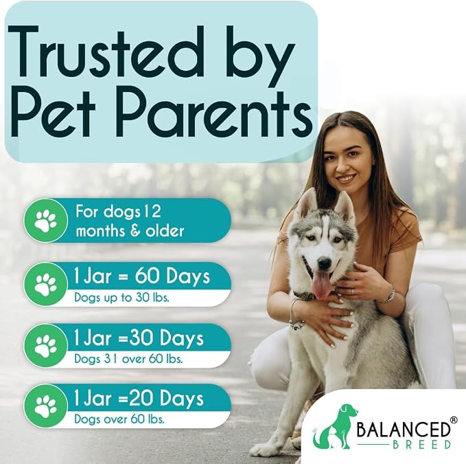 Natural Probiotics Dogs Digestive Health Soft Chews Gut Yeast Odor Control