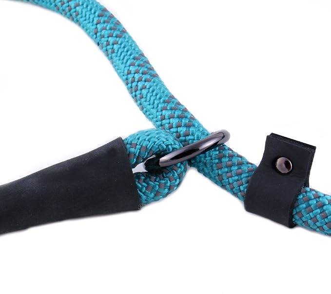 Max and Neo Double Handle Rope Slip Lead Leash - We Donate 1 for 1 to Dog Rescues for Every Product Sold