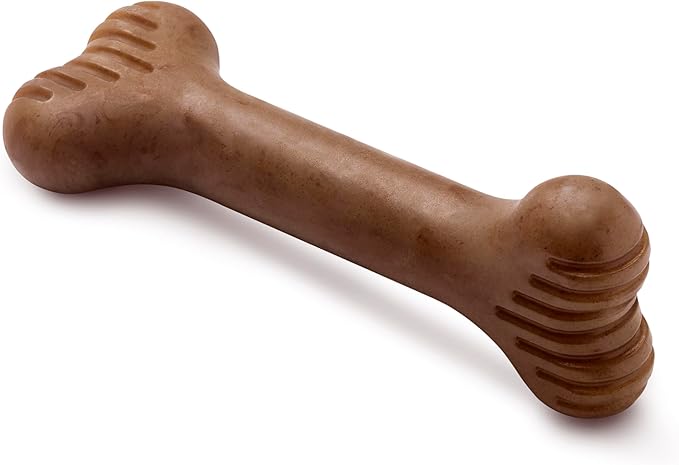 Benebone Bone Dog Chew Toy for Aggressive Chewers, Real Bacon, Small | Durable, Super Chewer, Made in USA, Dog Bones, Long-Lasting, A Size for Every Dog, Keeps Them Busy