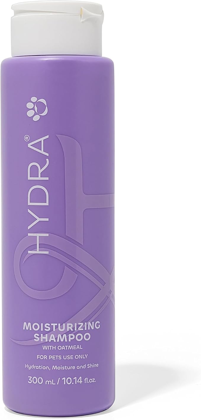 Hydra Luxury Care Moisturizing Dog Shampoo with Oatmeal Extract – Hydrating Pet Shampoo for Dogs & Cats – 10.14 oz