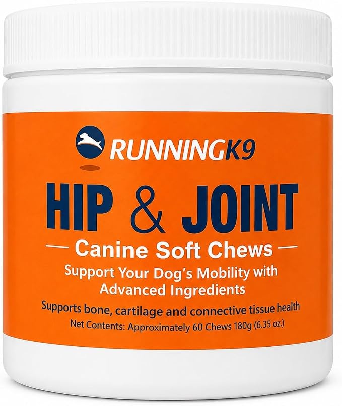 Hip & Joint Soft Chews for Dogs, Glucosamine, 60 Count