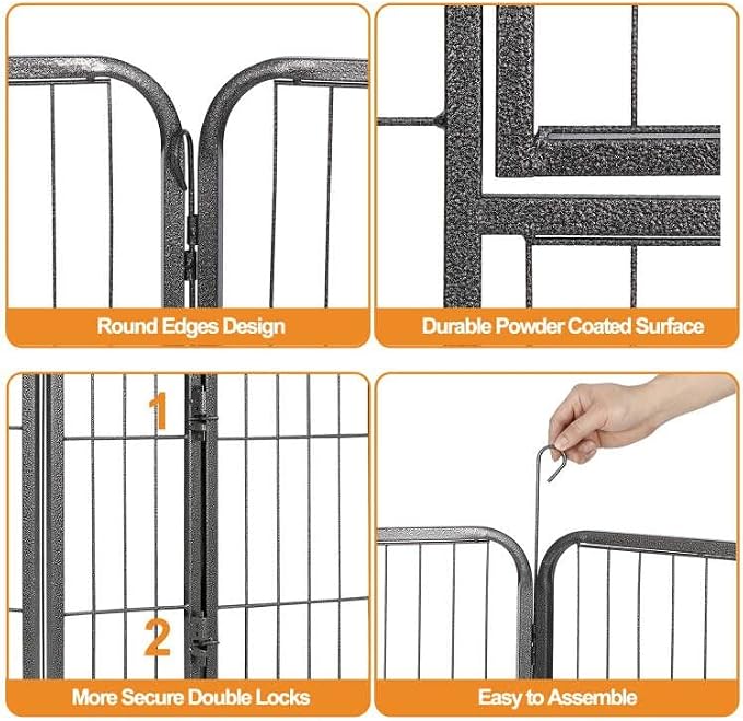 ZENY Dog Playpen, 32in 16 Panels