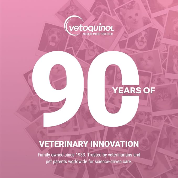 Vetoquinol Pro-Pectalin - Supports Digestive System & Stool Firmness for Dogs & Cats - Chewable Probiotic Supplement for Intestinal Support - For All Breeds - 250 Count