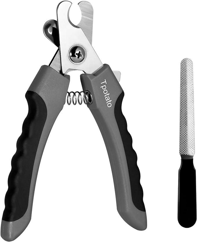 Tpotato Dog Nail Clippers with Quick Sensor & Safety Guard