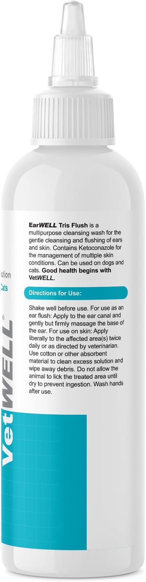 VetWELL Dog Ear Cleaner Solution & Infection Treatment, 12 oz (Pack of 2)
