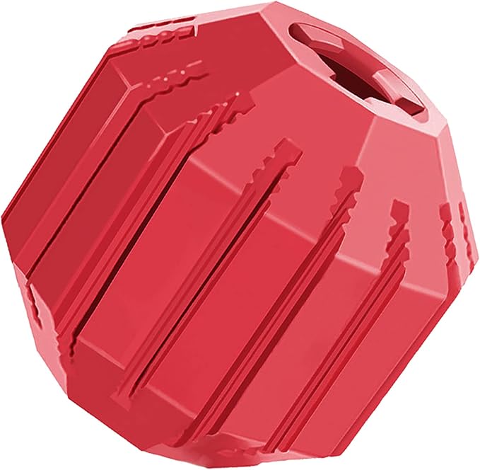KONG Stuff-A-Ball, Natural Rubber Dental Chew Toy, for Medium Dogs | Stuffable Dental Chew Toy for Teeth Cleaning, Fill with Treats & Snacks to Keep Dogs Busy & Engaged at Playtime