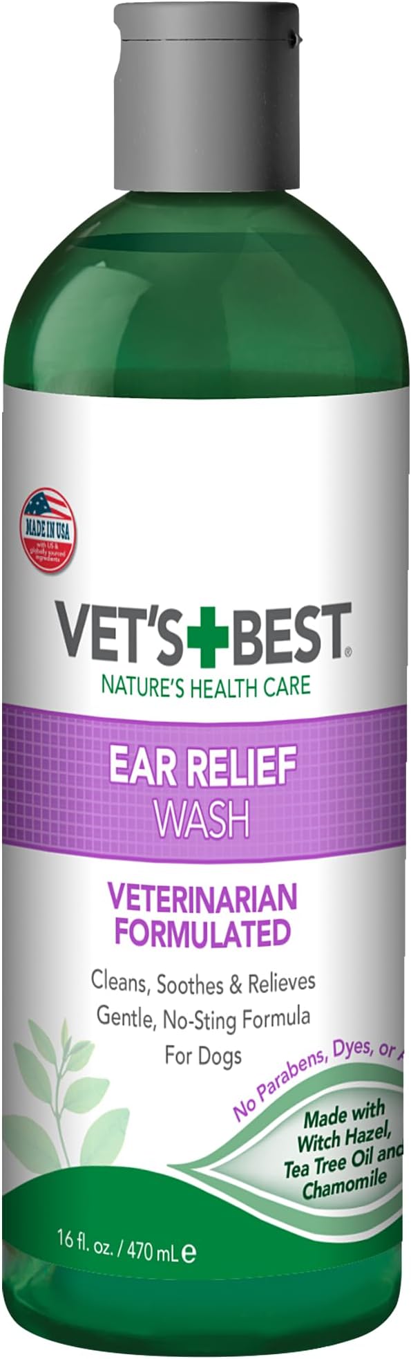 Vet's Best Dog Ear Relief Wash, 16 oz