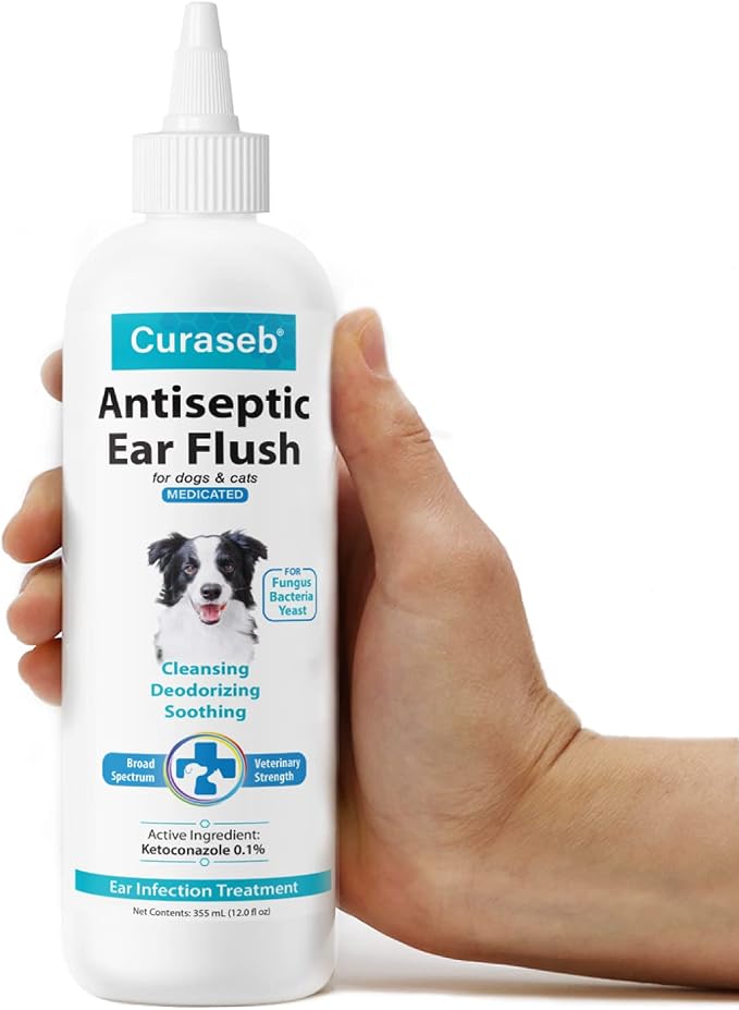 Curaseb Dog Ear Infection Treatment Solution, 12 oz