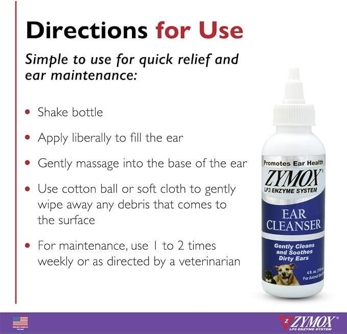 Zymox Enzymatic Ear Wipes, Cleanser & Otic Plus Solution Bundle