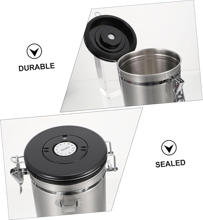MAGICLULU 1set Airtight Sealed Container for Pet Food Treats Storage Jar with Spoon Design Keeps Food Fresh Odor Dogs Cats