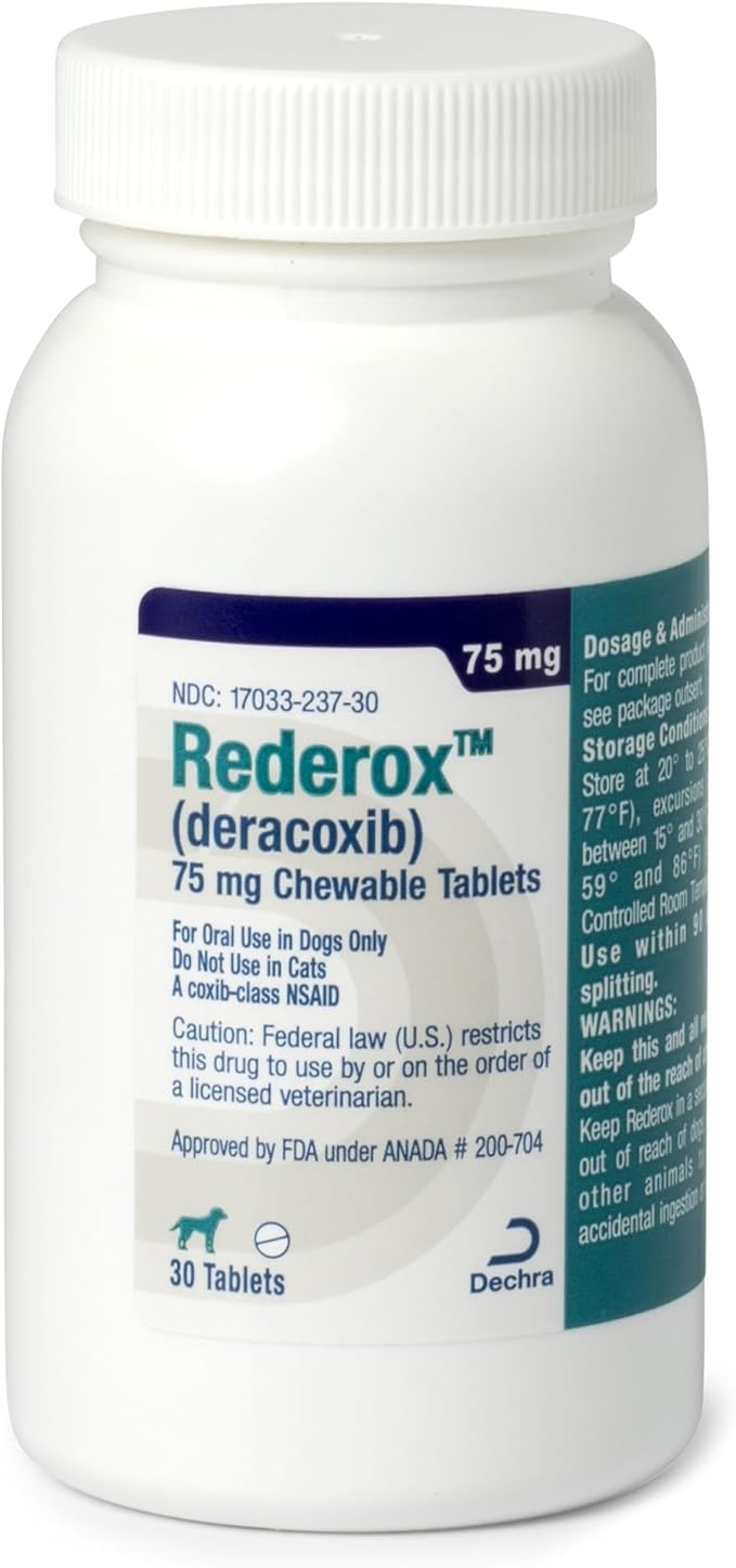 Rederox® Chewable Tablets for Dogs, 75mg, 30 Tablets