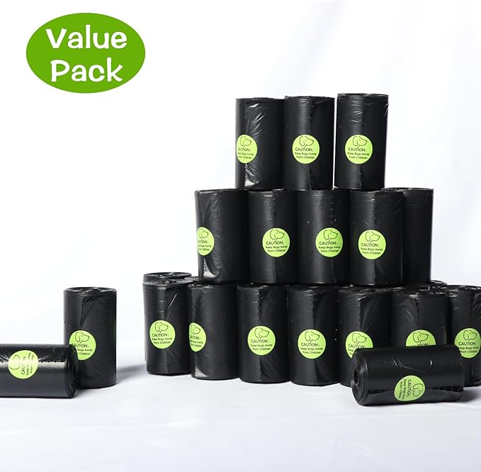 DREAM&GLAMOUR Dog Poop Bags,value pack,600 Count Strong Poop Bags for Dogs,30 Rolls,20 Doggy Bag Per Roll,Each Measures 9 x 13 Inches,Guaranteed Leak-Proof