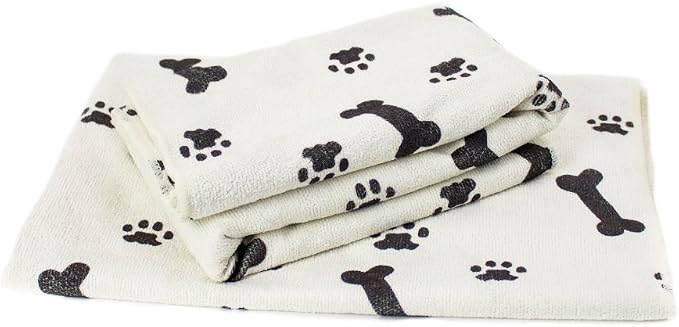 Zwipes 779 Microfiber 5-Pack Small Pet Cloths (Size: 16" x 16"), Soft Terry Drying Cleaning Towels