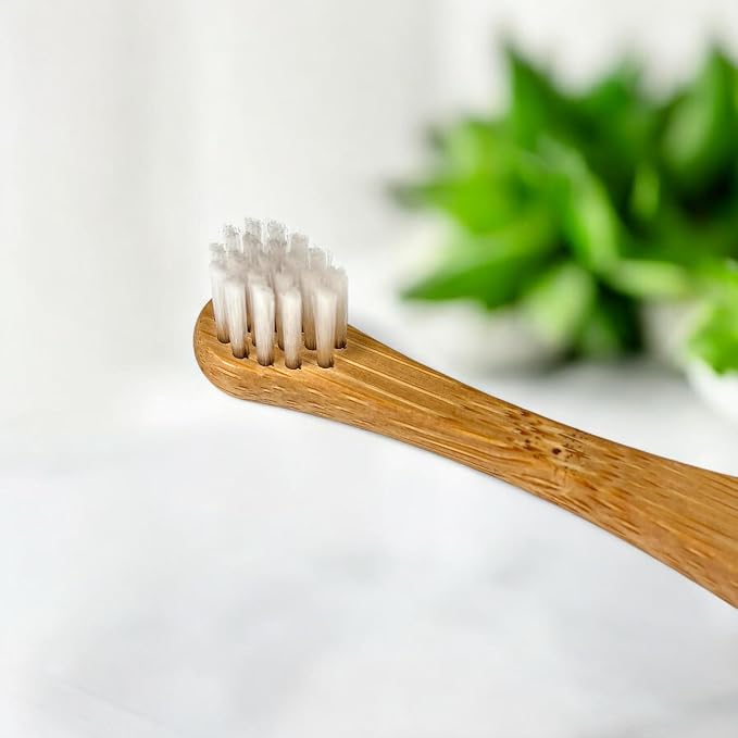 Bamboo Toothbrush for Cats – 4 Pack | Natural Bristles | Eco-Friendly Pet Toothbrush for Cat Dental Care