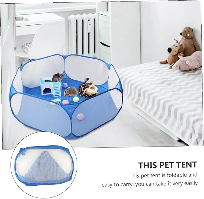 Kichvoe Folding Sturdy Pet Tent with Scratch-Resistant Fabric, Breathable Dog and Cat Playpen for Indoor Outdoor Use, Small Puppy Kitten Nest Pet Supplies