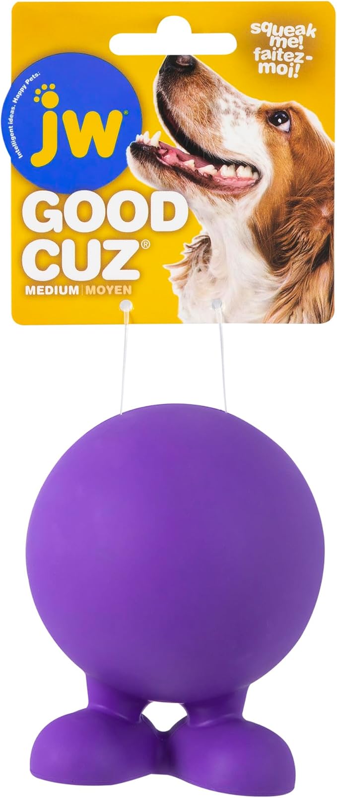 JW Pet Company Good Cuz Dog Toy, Medium (Pack of 4)