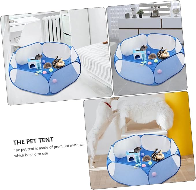 Kichvoe Folding Sturdy Pet Tent with Scratch-Resistant Fabric, Breathable Dog and Cat Playpen for Indoor Outdoor Use, Small Puppy Kitten Nest Pet Supplies
