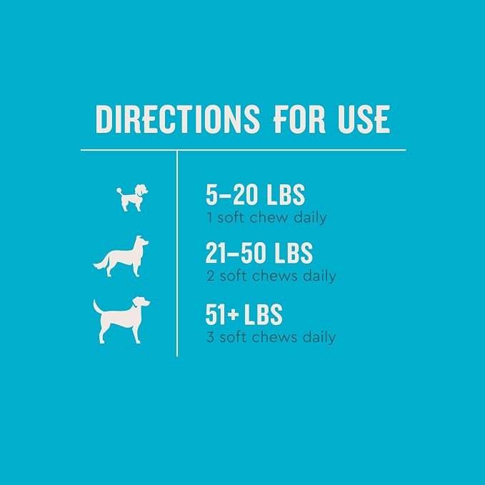 VetIQ Advanced Hip & Joint Chews, 60 Ct Chicken Flavor, Glucosamine for Dogs, Hip and Joint Supplement with Omega 3, Chondroitin, MSM, Green Lipped Mussel, Increases Mobility, Maintains Muscles | Increases mobility & maintains muscle; glucosamine, chon...