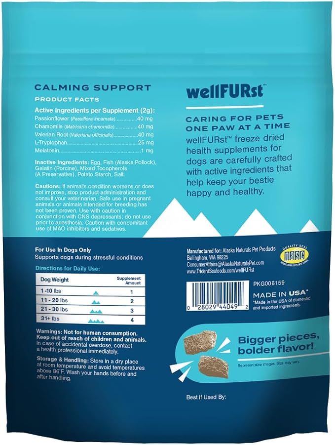 Freeze-Dried Calming Support, 30-Pack, 30 Count