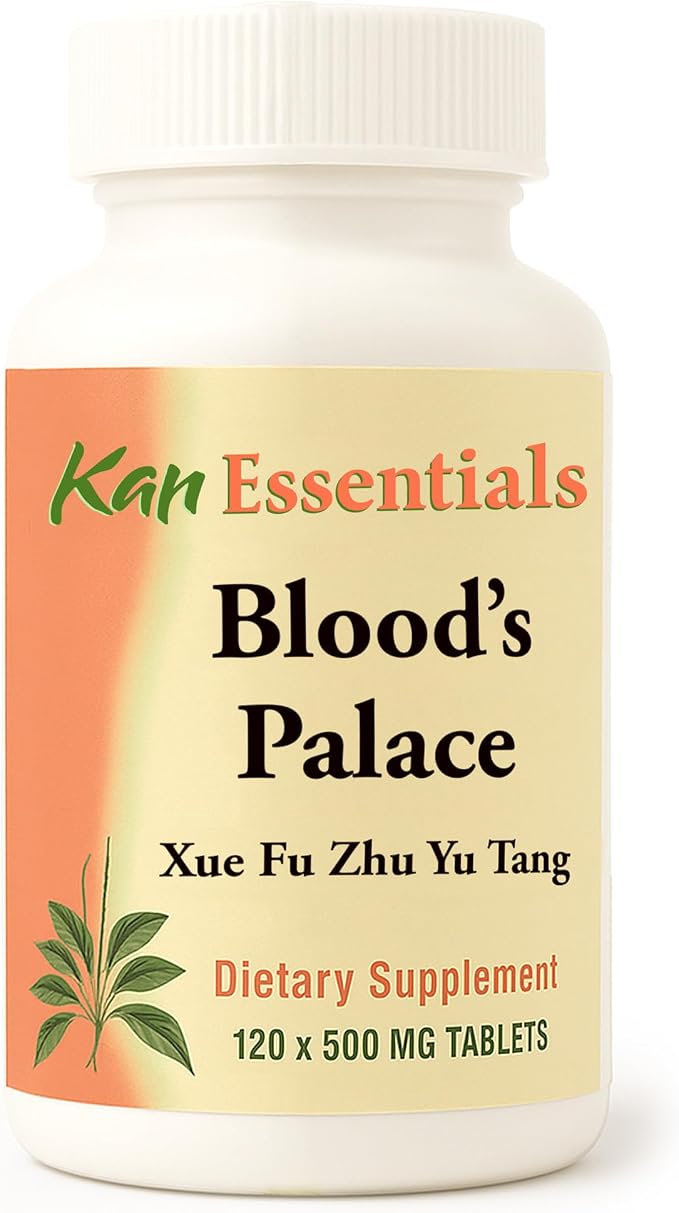 Kan Herb Company Blood’s Palace – Traditional Chinese Herbal Blend to Support Circulation, Liver Qi, Emotional Balance, and Overall Wellness, Herbal Supplement Tablets for Pets, 120 Tablets
