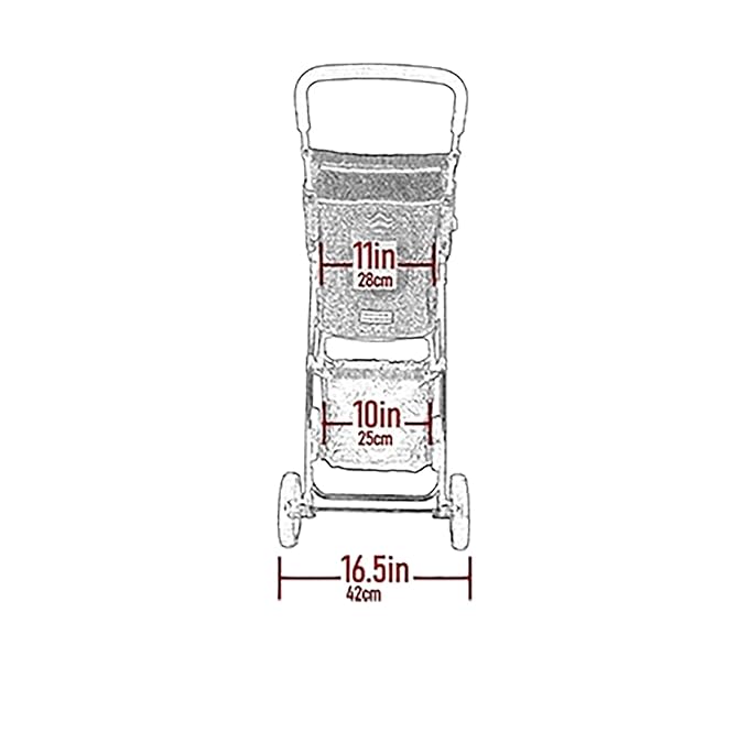 Pet Gear No-Zip Happy Trails Lite Pet Stroller - Classic Grey-Zippered