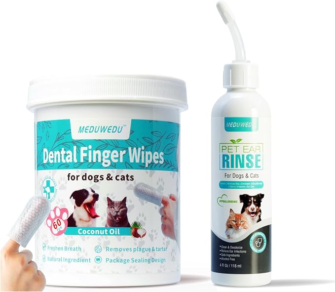 MEDUWEDU Complete Care Duo, Dental & Ear Cleaning Set, Coconut Scent