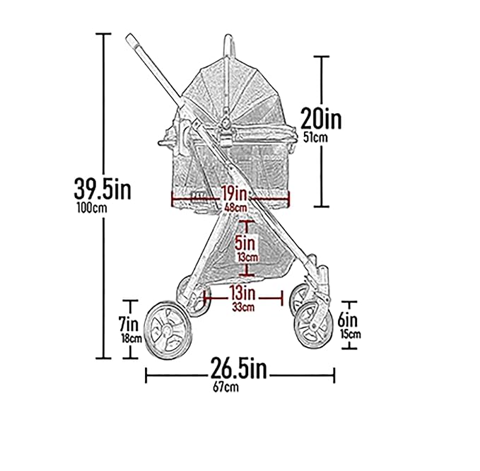 Pet Gear 3-in-1 View 360 Travel System Stroller - Onyx, 4 Wheel