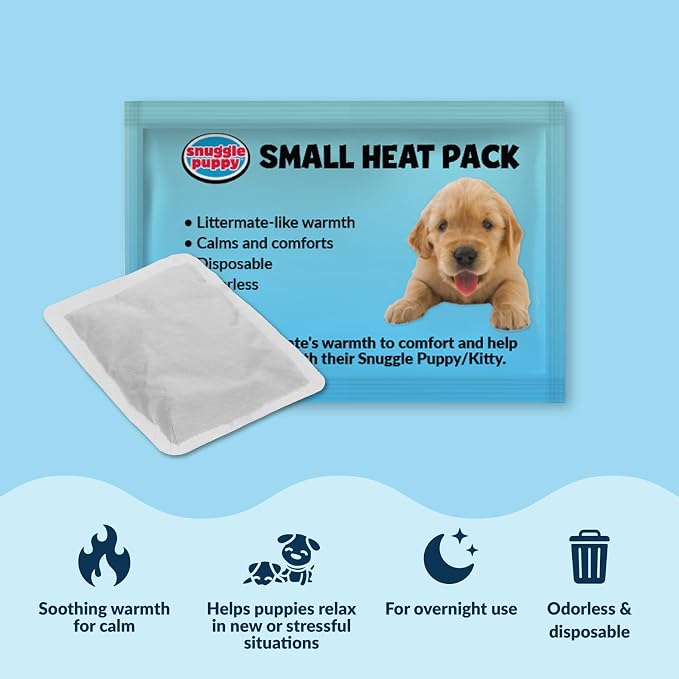 Snuggle Puppy Junior Heartbeat Toy, Small, Gray